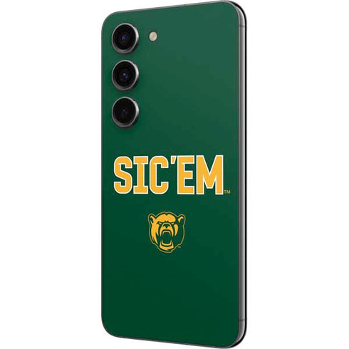 Baylor University Sic Em Green Galaxy S23 Skin