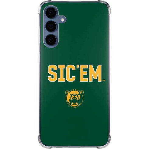 Baylor University Sic Em Green Galaxy S24 Clear Case