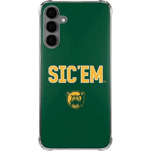 Baylor University Sic Em Green Galaxy S24 Plus Clear Case