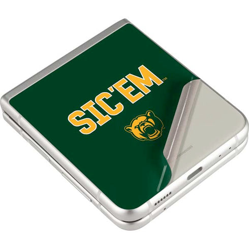 Baylor University Sic Em Green Galaxy Z Flip3 5G Skin