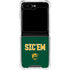 Baylor University Sic Em Green Galaxy Z Flip5 5G Clear Case