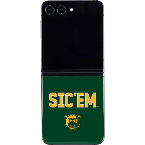 Baylor University Sic Em Green Galaxy Z Flip5 5G Skin