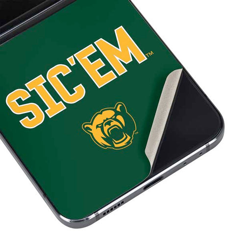 Baylor University Sic Em Green Galaxy Z Flip5 5G Skin