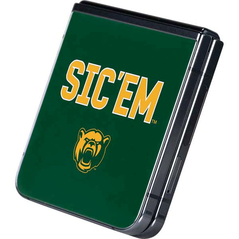Baylor University Sic Em Green Galaxy Z Flip5 5G Skin