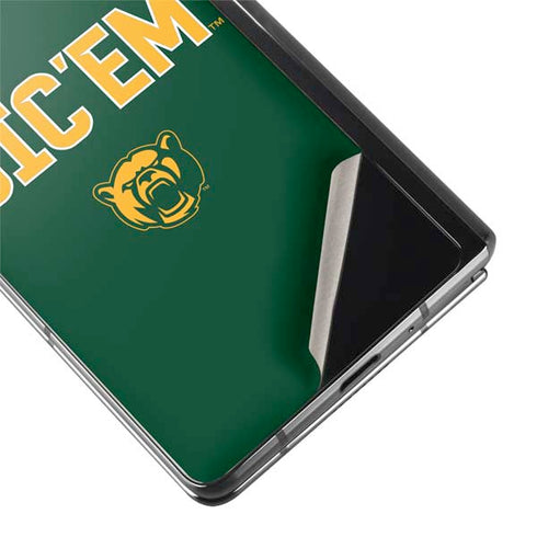 Baylor University Sic Em Green Galaxy Z Fold2 5G Skin