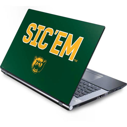 Baylor University Sic Em Green Generic Laptop Skin