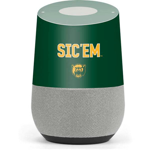 Baylor University Sic Em Green Google Home Skin