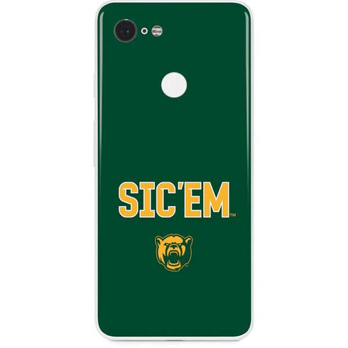 Baylor University Sic Em Green Google Pixel 3 Skin