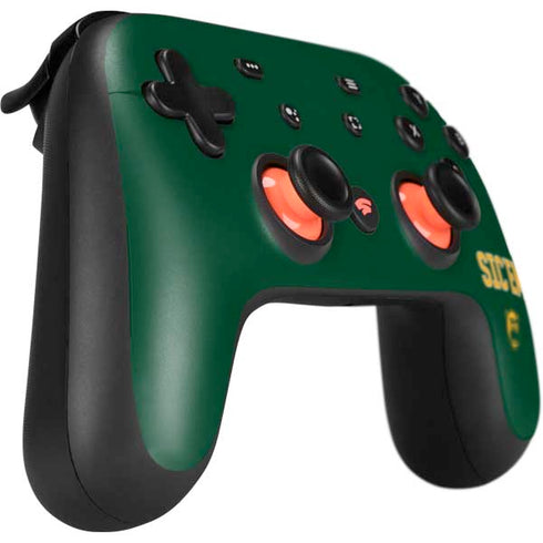Baylor University Sic Em Green Google Stadia Controller Skin