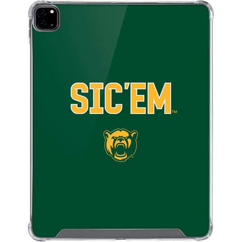 Baylor University Sic Em Green iPad Pro 12.9in (2020) Clear Case
