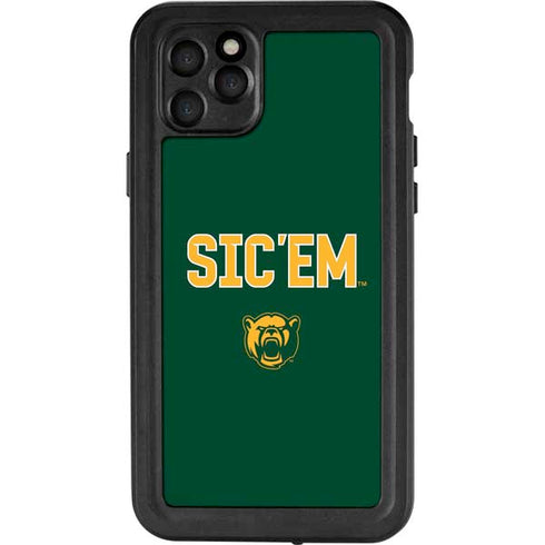 Baylor University Sic Em Green iPhone 11 Pro Max Waterproof Case