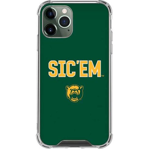 Baylor University Sic Em Green iPhone 12 Pro Max Clear Case