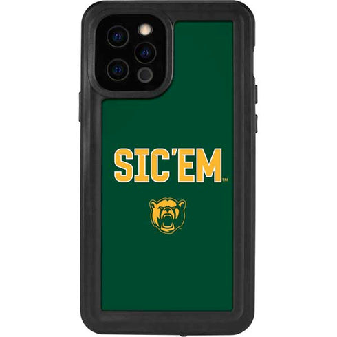 Baylor University Sic Em Green iPhone 12 Pro Waterproof Case