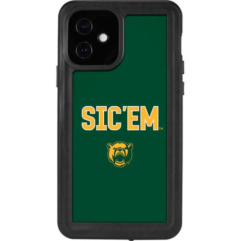 Baylor University Sic Em Green iPhone 12 Waterproof Case