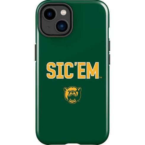 Baylor University Sic Em Green iPhone 15 Plus Impact Case