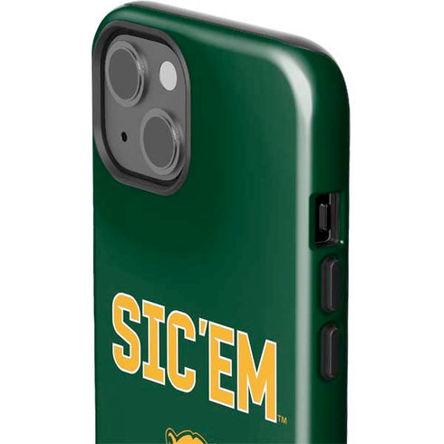 Baylor University Sic Em Green iPhone 15 Plus Impact Case