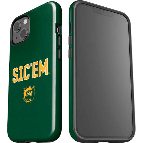 Baylor University Sic Em Green iPhone 15 Plus Impact Case