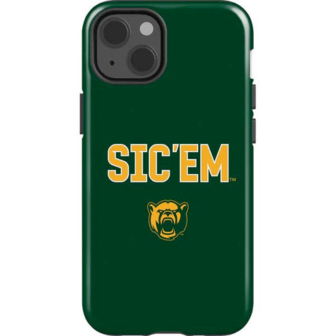 Baylor University Sic Em Green iPhone 14 Impact Case
