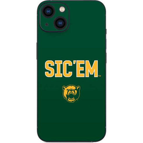 Baylor University Sic Em Green iPhone 15 Plus Skin