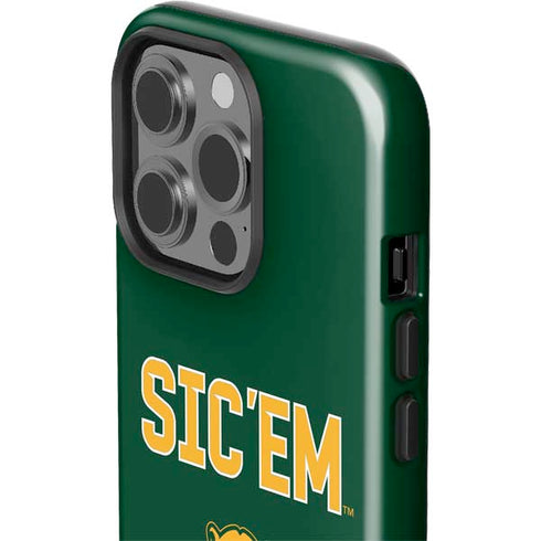 Baylor University Sic Em Green iPhone 15 Pro Impact Case