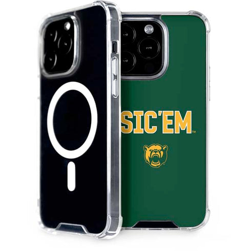 Baylor University Sic Em Green iPhone 15 Pro MagSafe Case