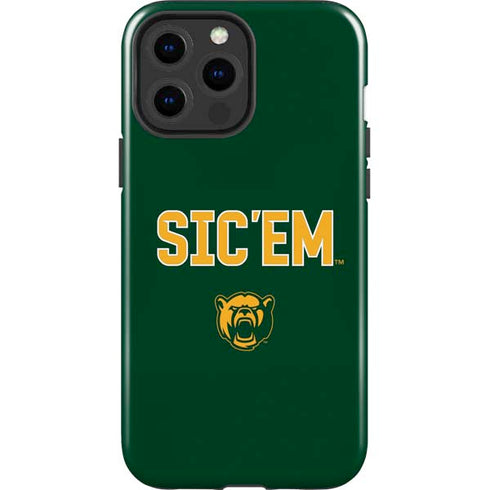 Baylor University Sic Em Green iPhone 15 Pro Max Impact Case