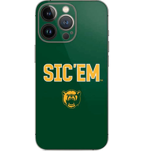 Baylor University Sic Em Green iPhone 14 Pro Skin