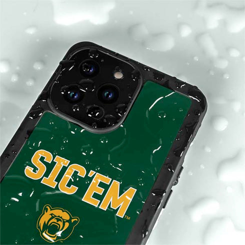 Baylor University Sic Em Green iPhone 14 Pro Waterproof Case