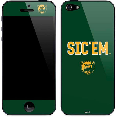 Baylor University Sic Em Green iPhone 5/5s/5SE Skin