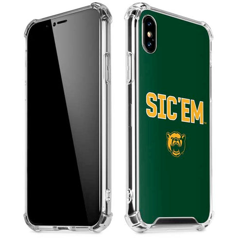 Baylor University Sic Em Green iPhone XS Max Clear Case