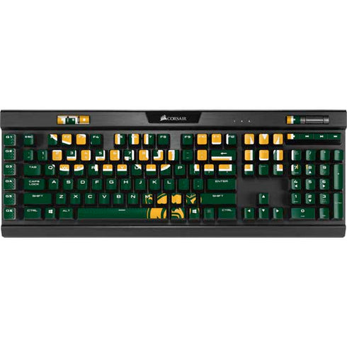 Baylor University Sic Em Green K95 RGB PLATINUM Mechanical Gaming Keyboard Skin