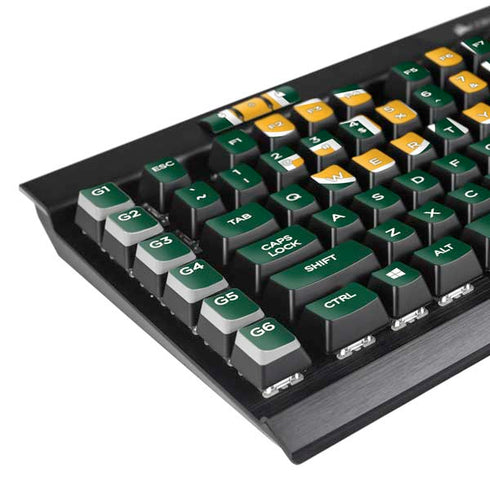 Baylor University Sic Em Green K95 RGB PLATINUM Mechanical Gaming Keyboard Skin