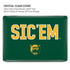 Baylor University Sic Em Green MacBook Pro 15in (2016-19) Case plus Skin