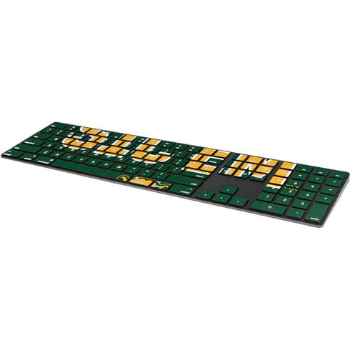 Baylor University Sic Em Green Magic Keyboard with Numeric Keypad Skin