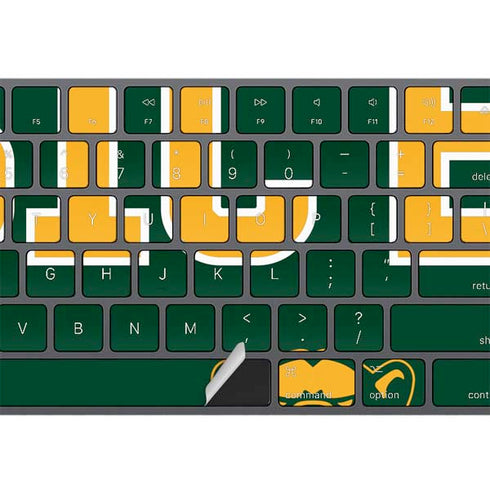 Baylor University Sic Em Green Magic Keyboard with Numeric Keypad Skin