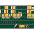 Baylor University Sic Em Green Magic Keyboard with Numeric Keypad Skin