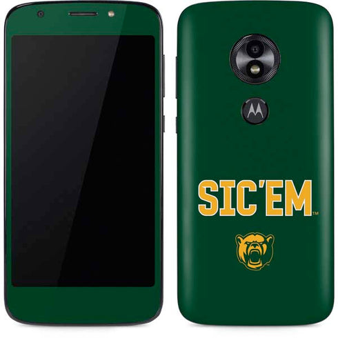 Baylor University Sic Em Green Moto E5 Play Skin
