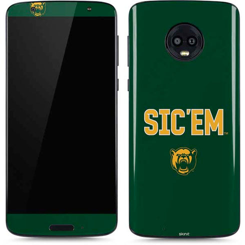 Baylor University Sic Em Green Moto G6 Skin