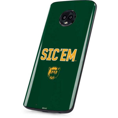 Baylor University Sic Em Green Moto G6 Skin