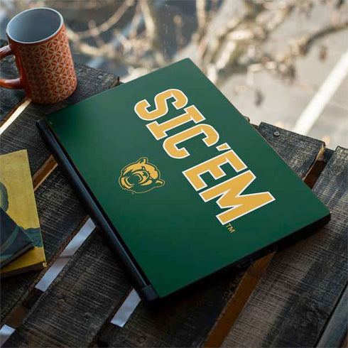 Baylor University Sic Em Green MSI GS65 Stealth Laptop Skin