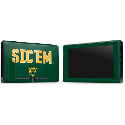 Baylor University Sic Em Green Nintendo Switch Bundle Skin
