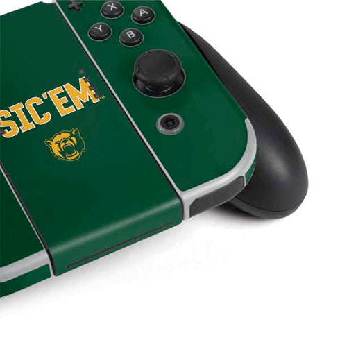 Baylor University Sic Em Green Nintendo Switch OLED (2021) Skin
