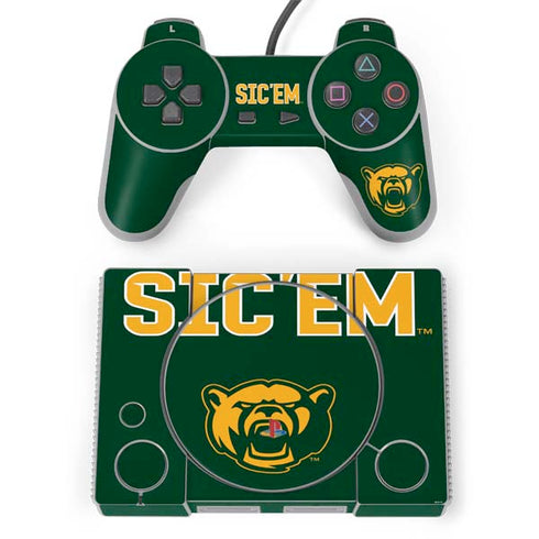 Baylor University Sic Em Green PlayStation Classic Bundle Skin
