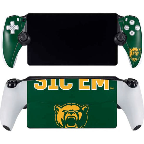 Baylor University Sic Em Green PlayStation Portal Remote Player Skin