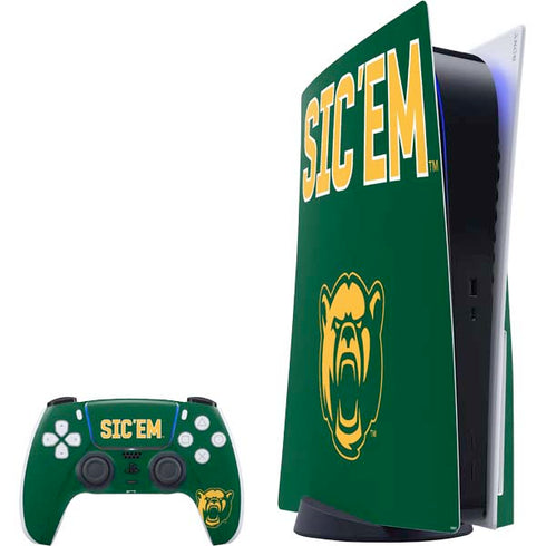 Baylor University Sic Em Green PS5 Bundle Skin