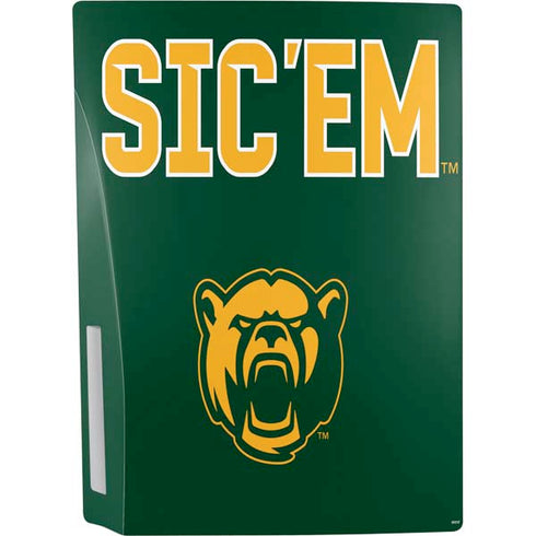 Baylor University Sic Em Green PS5 Console Skin