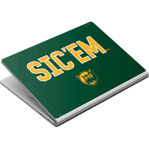 Baylor University Sic Em Green Surface Book Skin