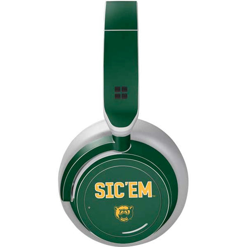Baylor University Sic Em Green Surface Headphones Skin