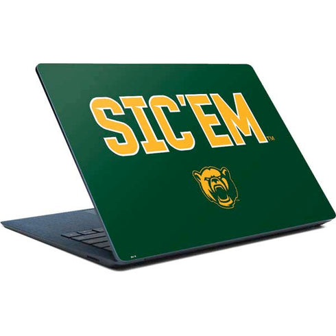 Baylor University Sic Em Green Surface Laptop Skin