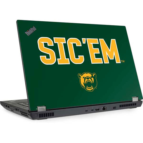 Baylor University Sic Em Green Lenovo ThinkPad Skin